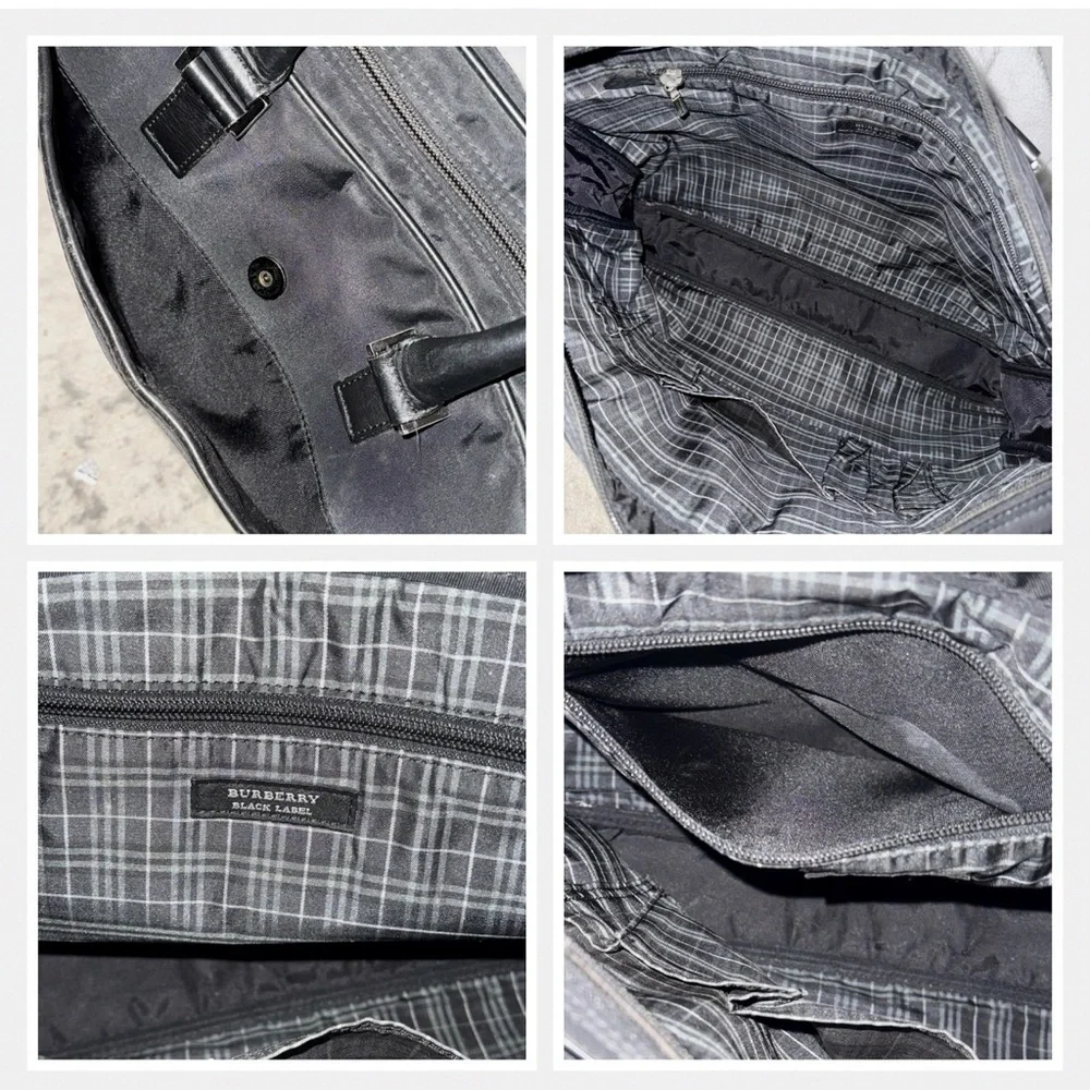 Burberry Black Label Nylon Briefcase